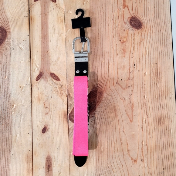 Intensity Reversible Adjustable Baseball Belt NEW Neon Pink ONE SIZE Touch Them - Picture 2 of 4